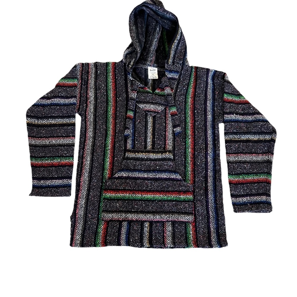 Textiles Mexican Baja Hoodie Hoody Surf Hippy